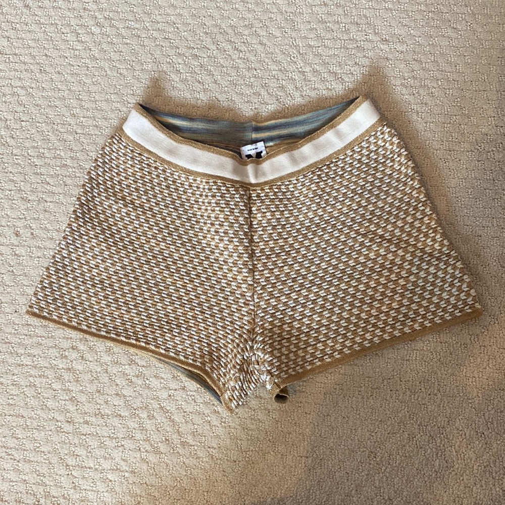 Missoni Gold crochet Beach shorts XXS
